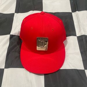 Dreamchasers Gold Plaque Red SnapBack Hat